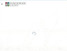 Tablet Screenshot of hagemangroup.com